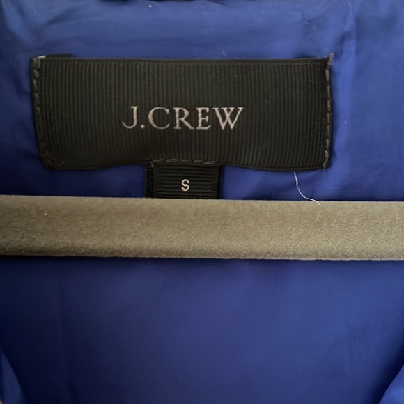 JCREW Plaid Puff Vest with Removable Hood - Picture 2 of 5